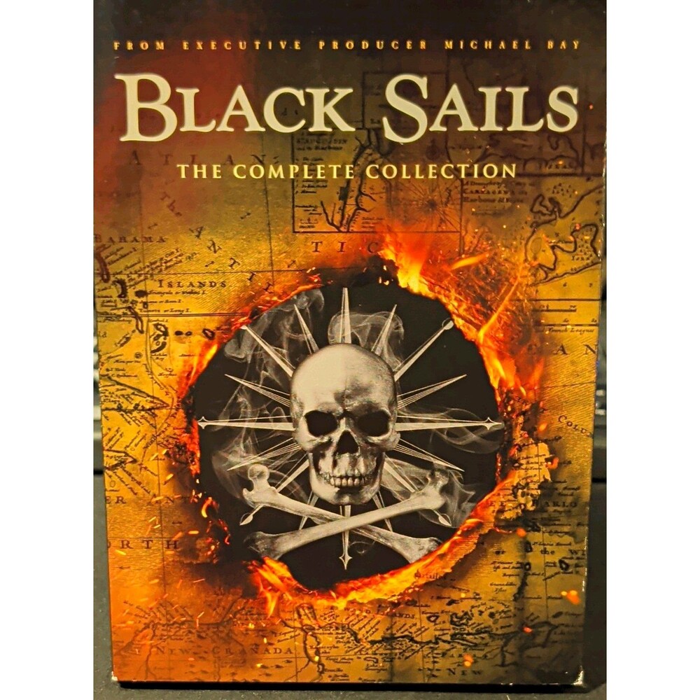 Black Sails: The Complete Collection DVD TV Series Seasons 1-4 Set